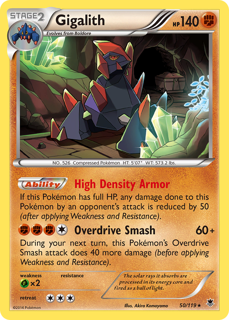 Gigalith (50/119) [XY: Phantom Forces] | Rock City Comics