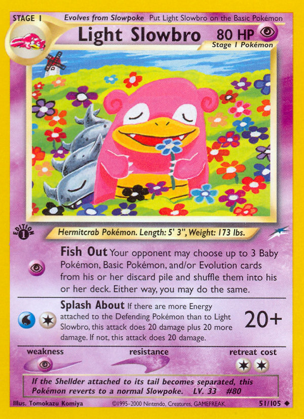 Light Slowbro (51/105) [Neo Destiny 1st Edition] | Rock City Comics