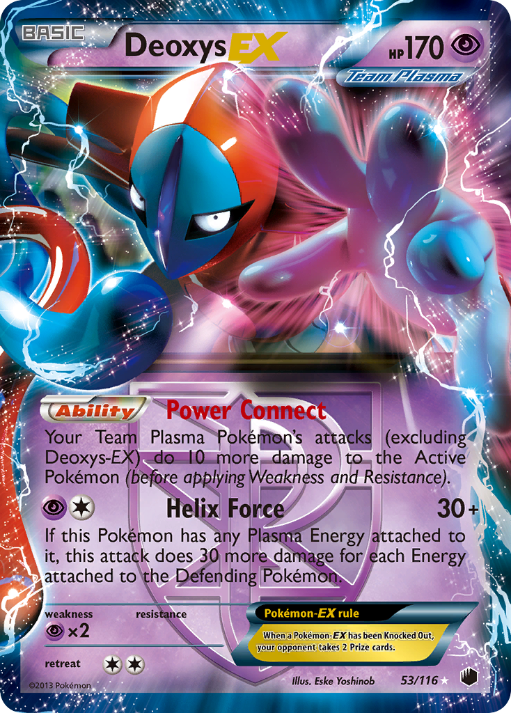 Deoxys EX (53/116) [Black & White: Plasma Freeze] | Rock City Comics