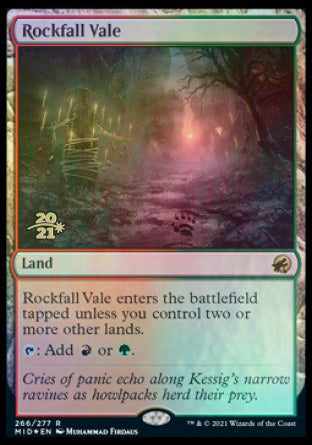 Rockfall Vale [Innistrad: Midnight Hunt Prerelease Promos] | Rock City Comics