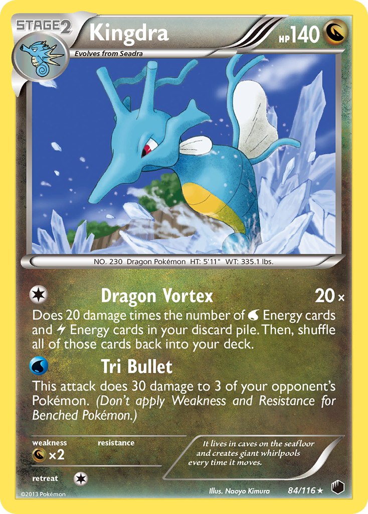 Kingdra (84/116) [Black & White: Plasma Freeze] | Rock City Comics