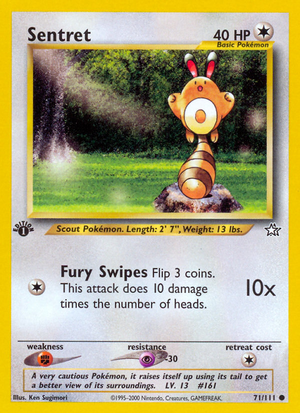 Sentret (71/111) [Neo Genesis 1st Edition] | Rock City Comics