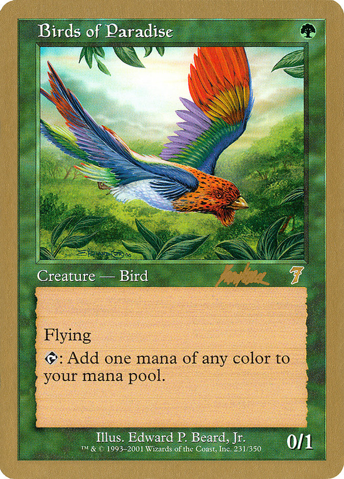 Birds of Paradise (Brian Kibler) [World Championship Decks 2002] | Rock City Comics