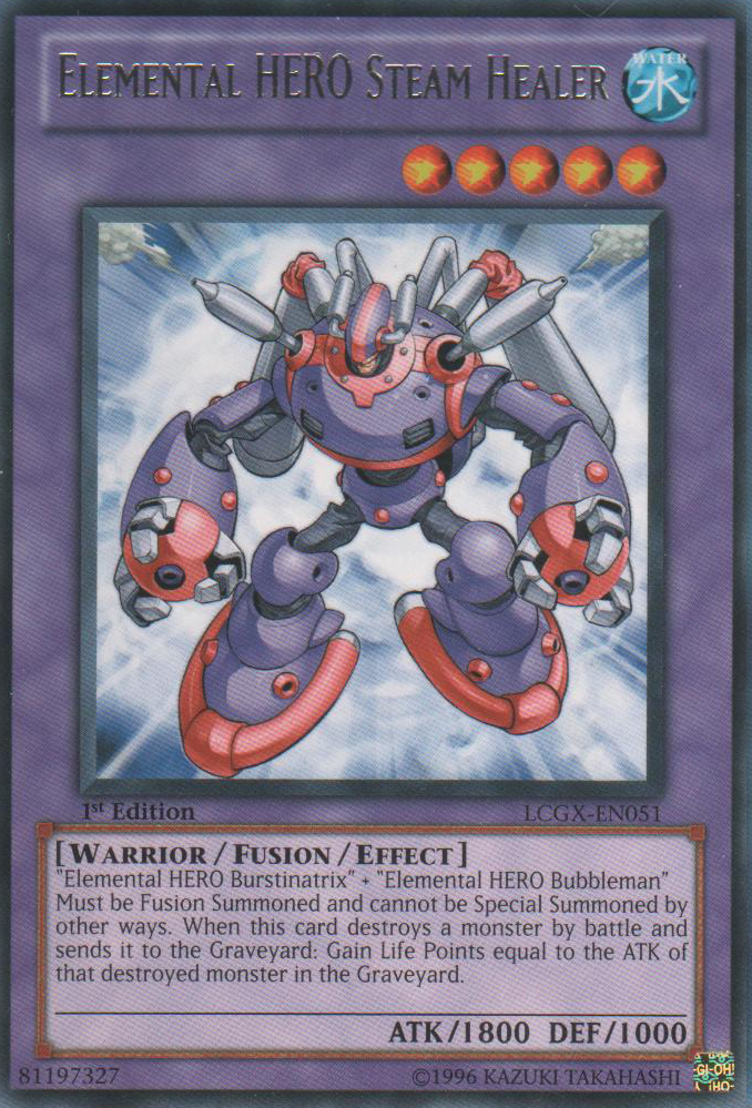 Elemental HERO Steam Healer [LCGX-EN051] Rare | Rock City Comics