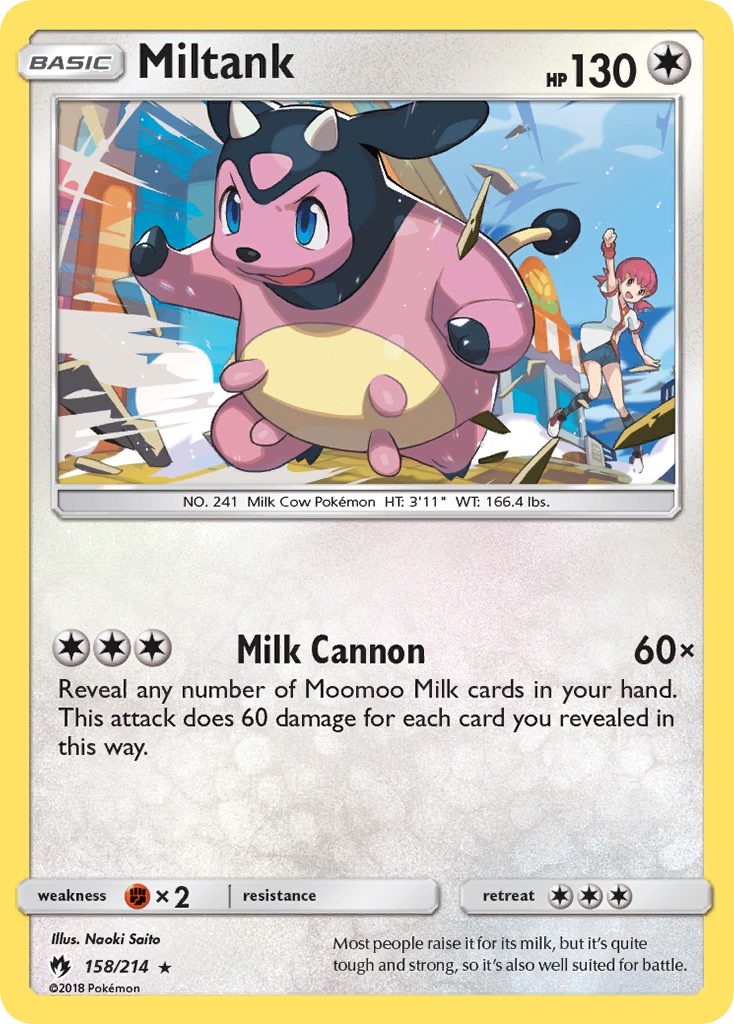 Miltank (158/214) [Sun & Moon: Lost Thunder] | Rock City Comics