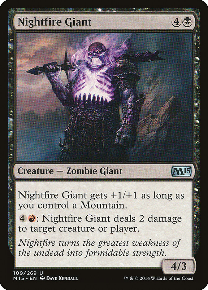 Nightfire Giant [Magic 2015] | Rock City Comics