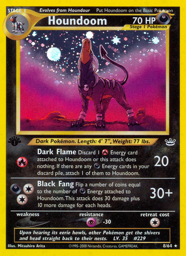 Houndoom (8/64) [Neo Revelation 1st Edition] | Rock City Comics