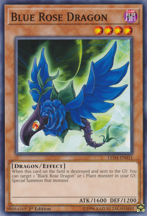 Blue Rose Dragon [LED4-EN031] Common | Rock City Comics