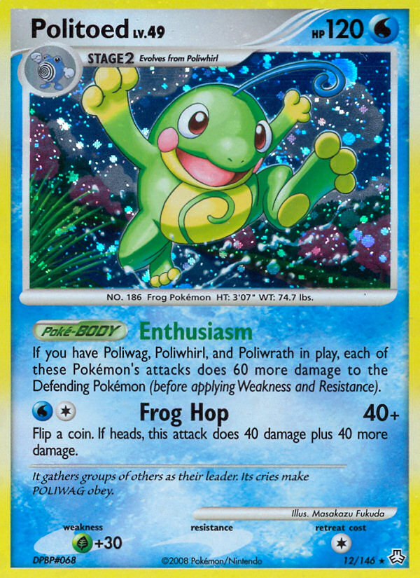 Politoed (12/146) [Diamond & Pearl: Legends Awakened] | Rock City Comics