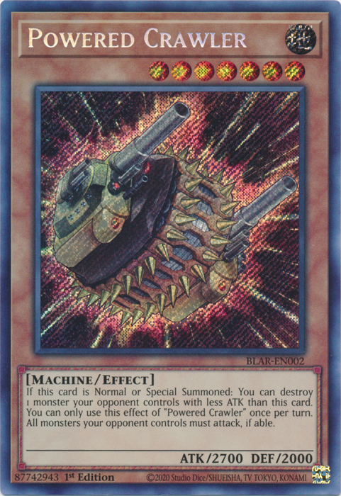 Powered Crawler [BLAR-EN002] Secret Rare | Rock City Comics