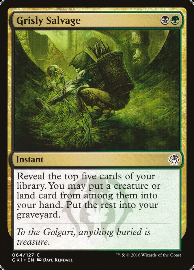 Grisly Salvage [Guilds of Ravnica Guild Kit] | Rock City Comics
