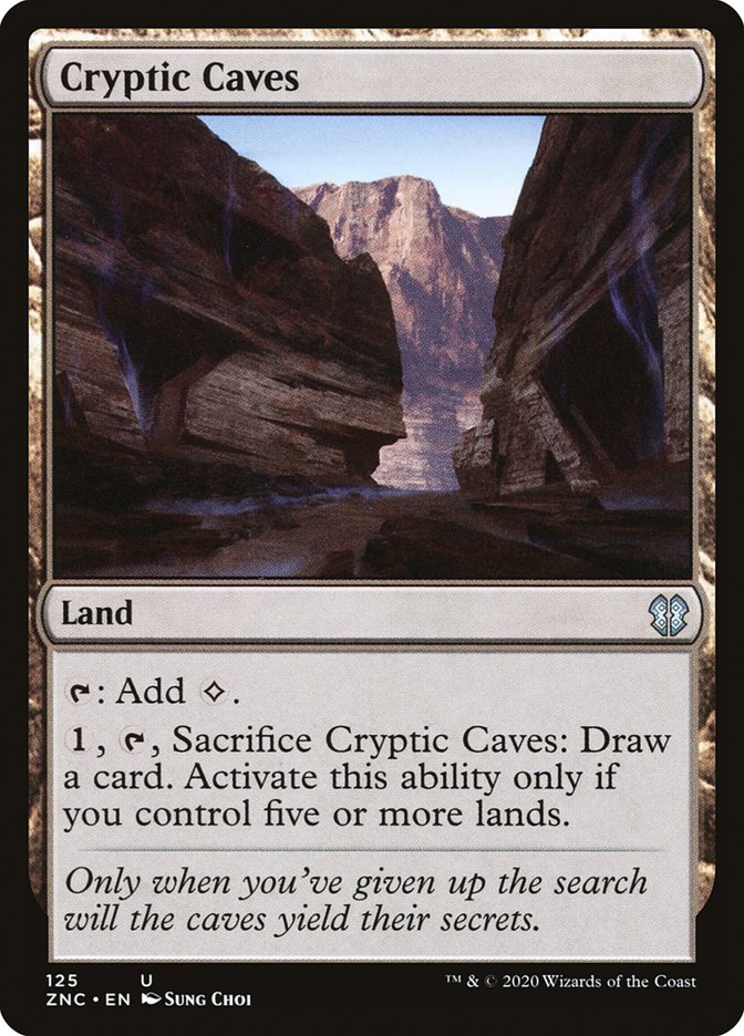 Cryptic Caves [Zendikar Rising Commander] | Rock City Comics