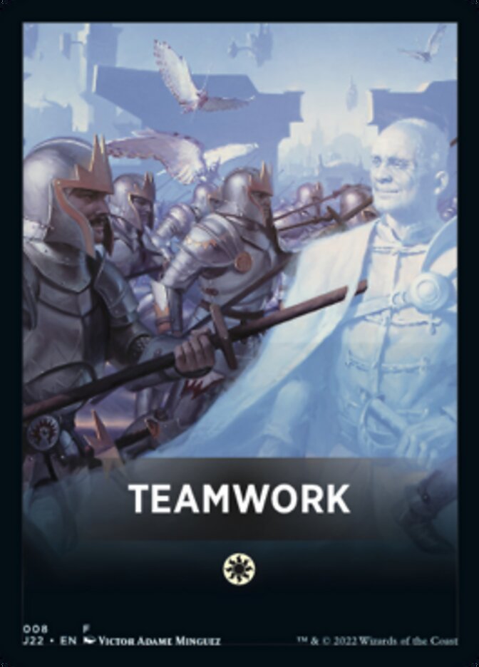 Teamwork Theme Card [Jumpstart 2022 Front Cards] | Rock City Comics