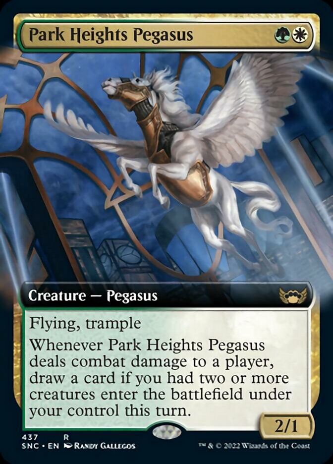 Park Heights Pegasus (Extended Art) [Streets of New Capenna] | Rock City Comics