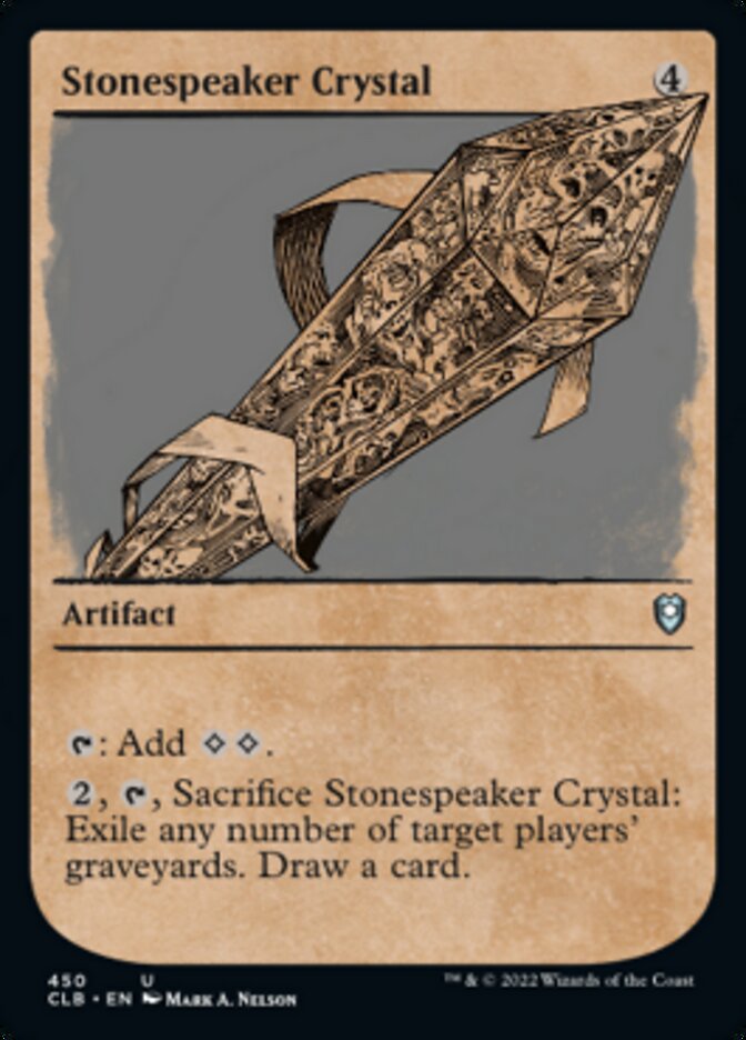 Stonespeaker Crystal (Showcase) [Commander Legends: Battle for Baldur's Gate] | Rock City Comics