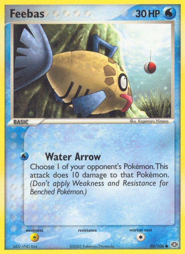 Feebas (50/106) [EX: Emerald] | Rock City Comics