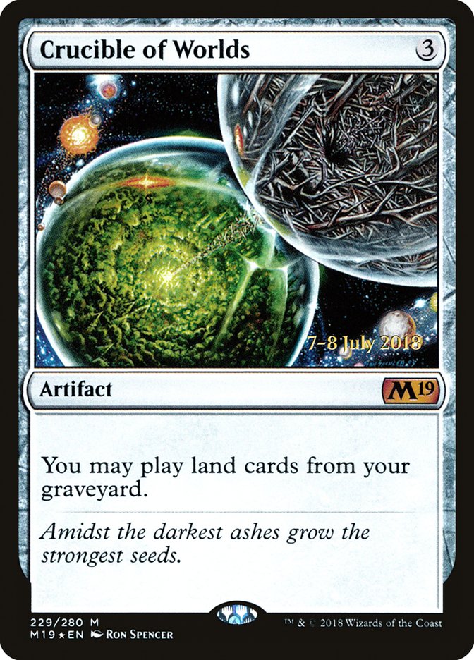 Crucible of Worlds  [Core Set 2019 Prerelease Promos] | Rock City Comics