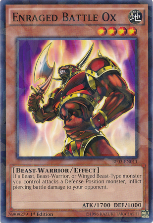 Enraged Battle Ox [BP03-EN011] Shatterfoil Rare | Rock City Comics