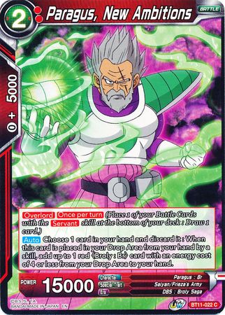 Paragus, New Ambitions [BT11-022] | Rock City Comics