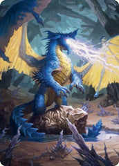 Blue Dragon Art Card [Dungeons & Dragons: Adventures in the Forgotten Realms Art Series] | Rock City Comics