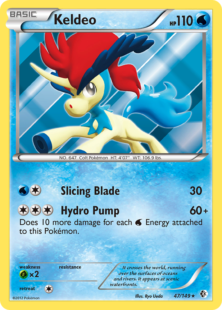 Keldeo (47/149) [Black & White: Boundaries Crossed] | Rock City Comics