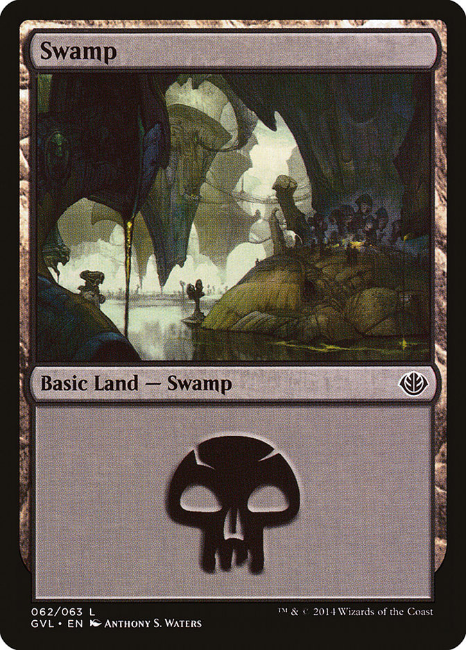 Swamp (62) (Garruk vs. Liliana) [Duel Decks Anthology] | Rock City Comics