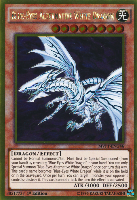 Blue-Eyes Alternative White Dragon [MVP1-ENG46] Gold Rare | Rock City Comics