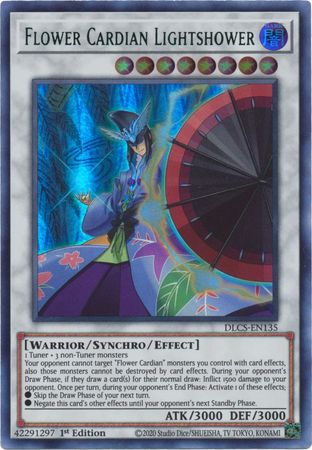Flower Cardian Lightshower (Green) [DLCS-EN135] Ultra Rare | Rock City Comics