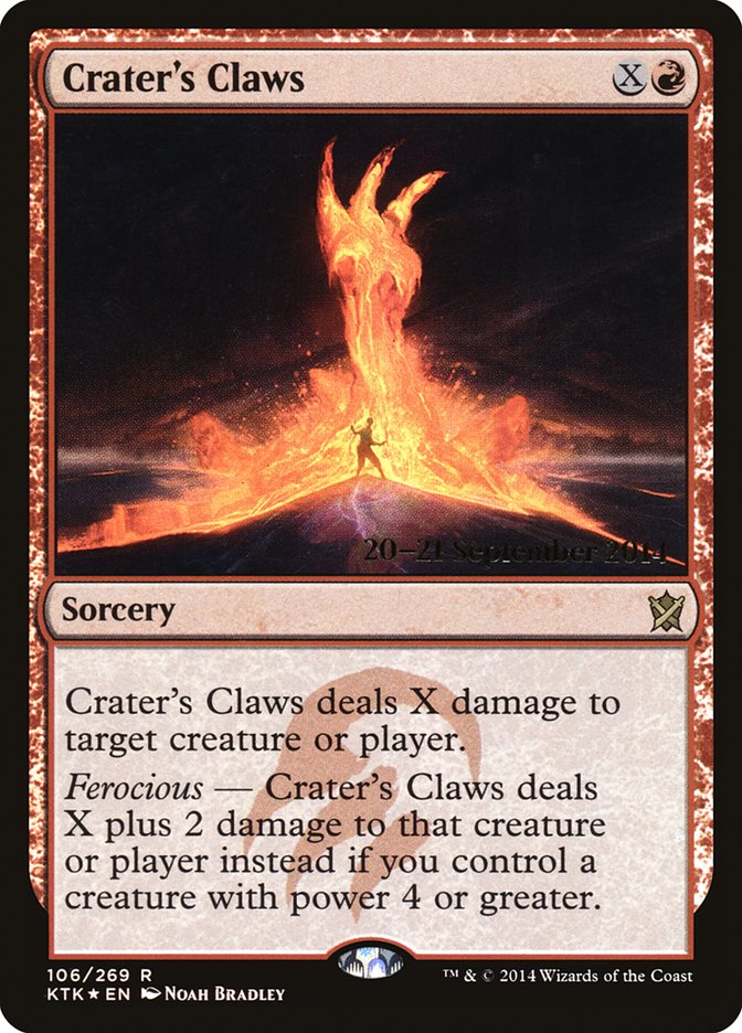 Crater's Claws  [Khans of Tarkir Prerelease Promos] | Rock City Comics