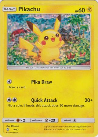 Pikachu (4/12) [McDonald's Promos: 2018 Collection] | Rock City Comics