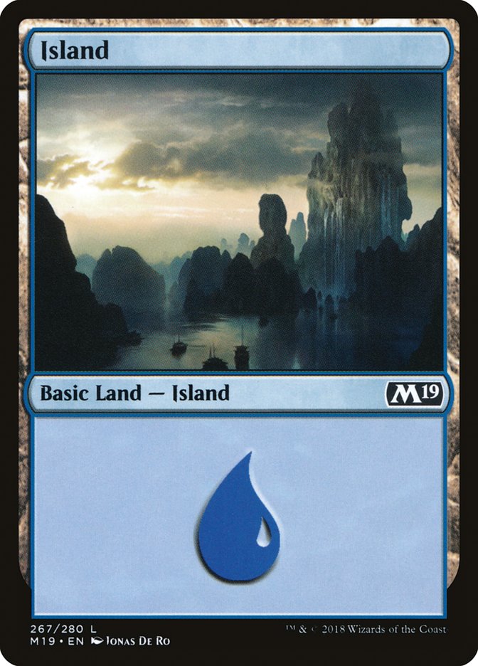 Island (267) [Core Set 2019] | Rock City Comics