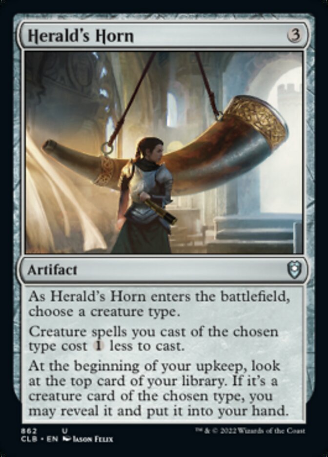 Herald's Horn [Commander Legends: Battle for Baldur's Gate] | Rock City Comics
