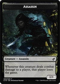 Assassin // Morph Double-sided Token [Commander 2019 Tokens] | Rock City Comics