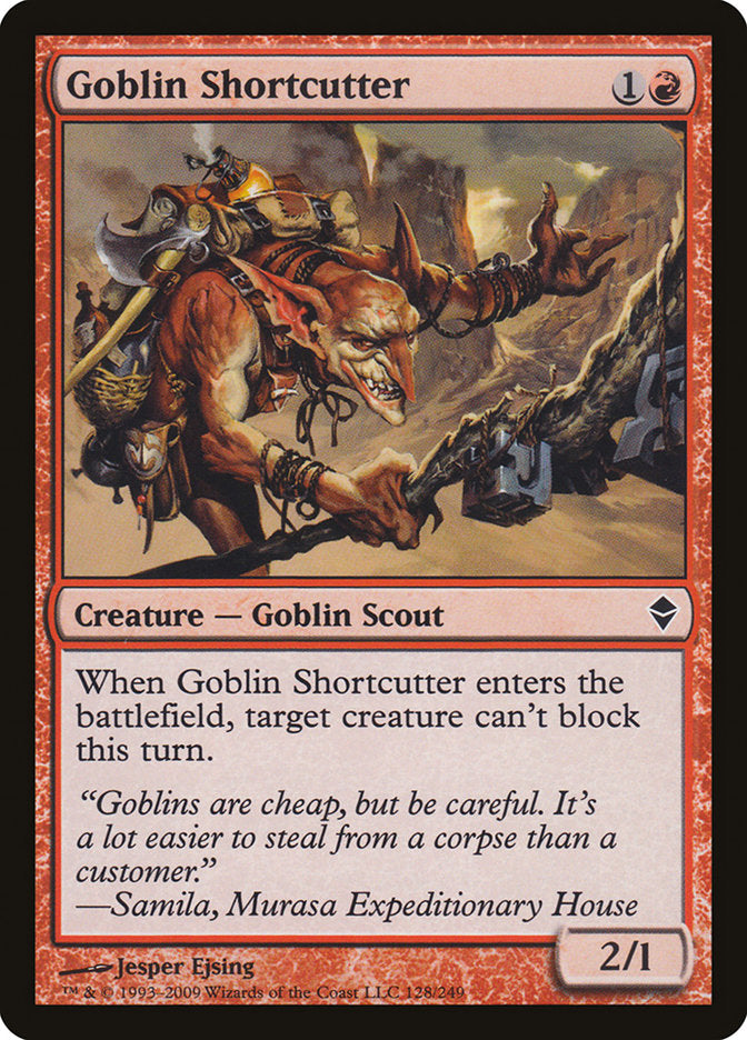 Goblin Shortcutter [Zendikar] | Rock City Comics