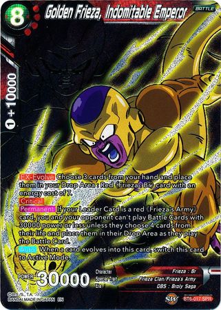 Golden Frieza, Indomitable Emperor (SPR) [BT6-017_SPR] | Rock City Comics