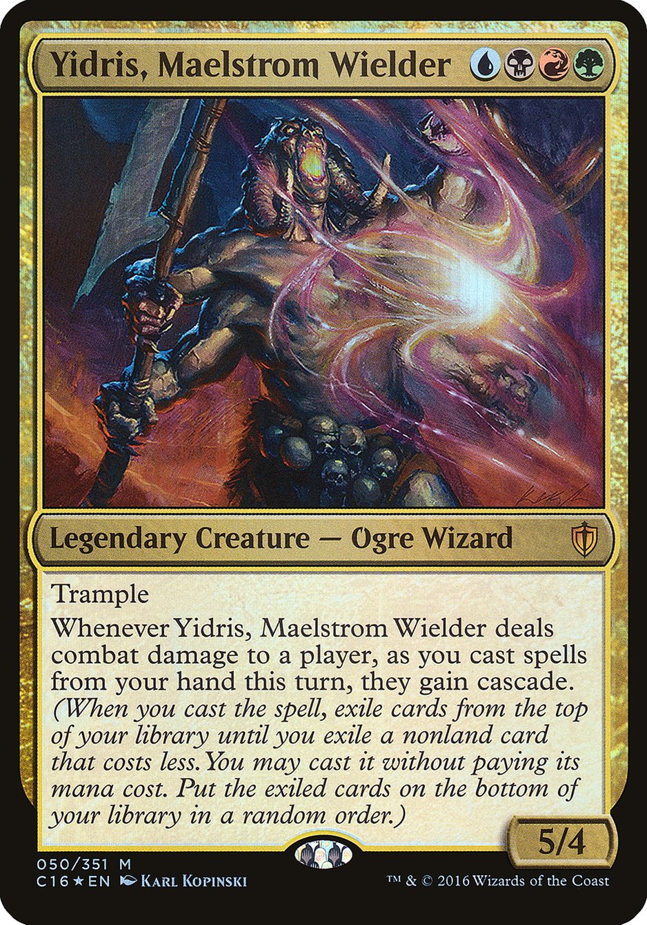 Yidris, Maelstrom Wielder (Oversized) [Commander 2016 Oversized] | Rock City Comics