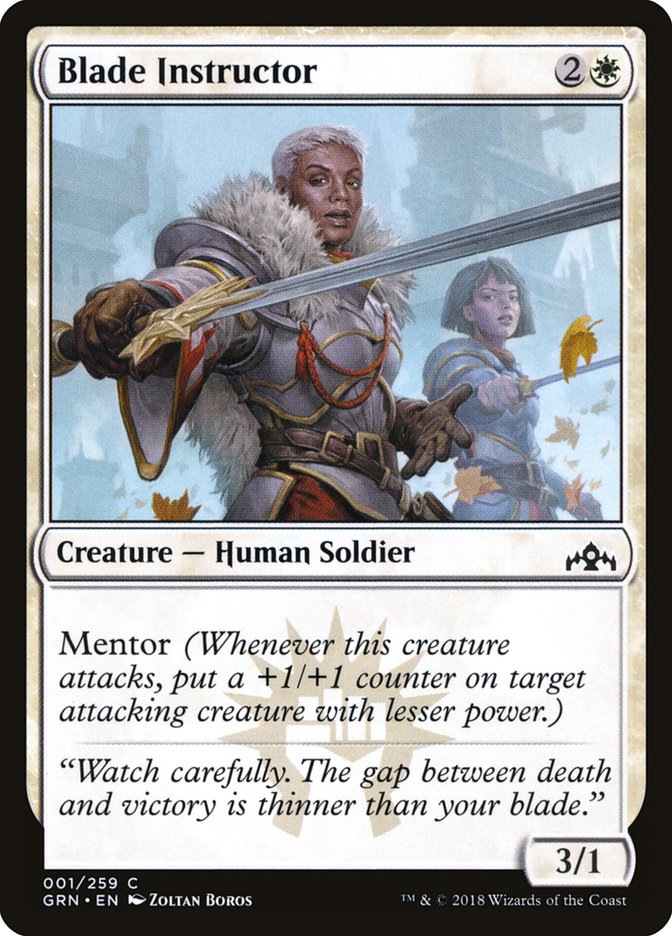 Blade Instructor [Guilds of Ravnica] | Rock City Comics