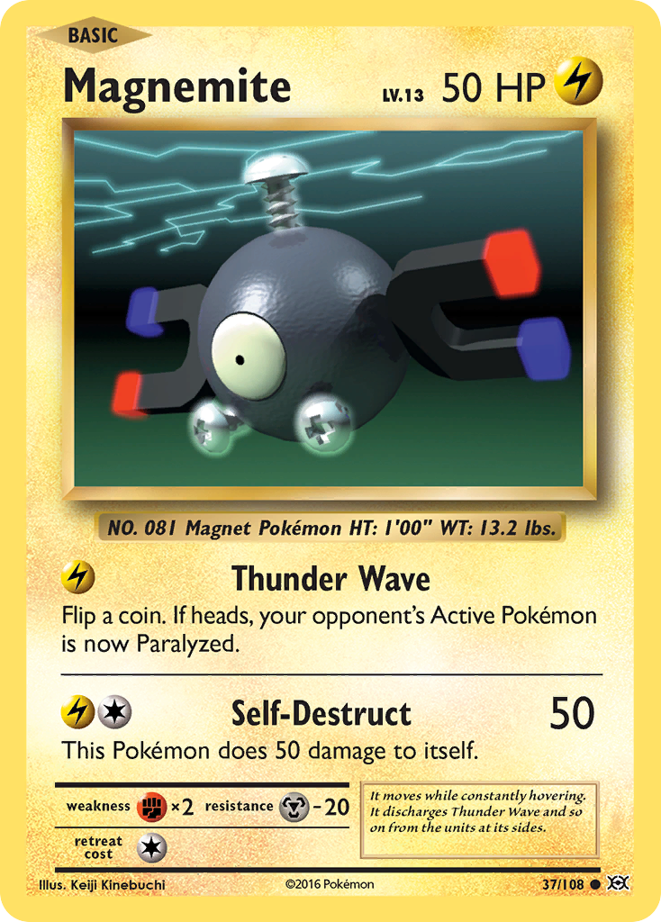 Magnemite (37/108) [XY: Evolutions] | Rock City Comics