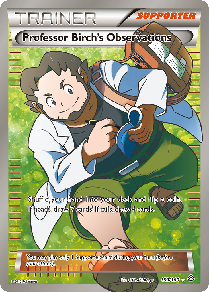 Professor Birch's Observations (159/160) [XY: Primal Clash] | Rock City Comics