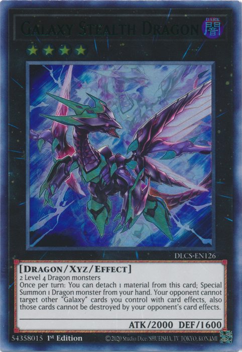 Galaxy Stealth Dragon (Green) [DLCS-EN126] Ultra Rare | Rock City Comics