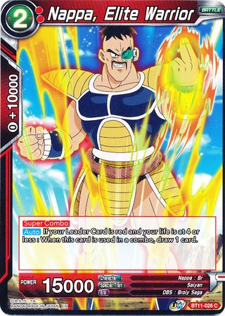 Nappa, Elite Warrior [BT11-026] | Rock City Comics