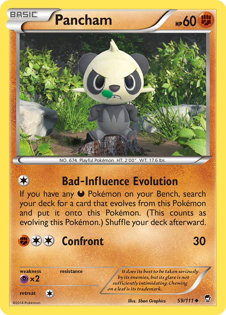 Pancham (59/111) [XY: Furious Fists] | Rock City Comics