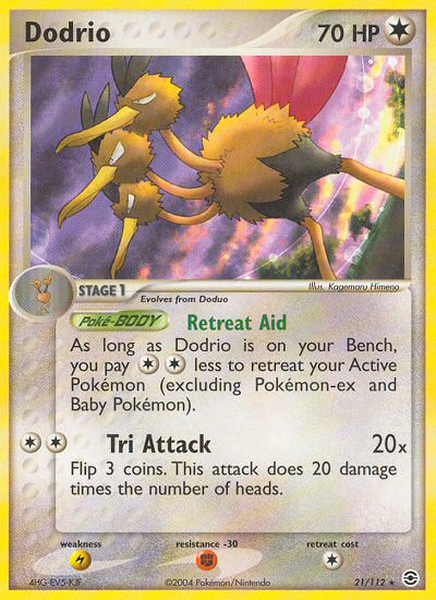 Dodrio (21/112) [EX: FireRed & LeafGreen] | Rock City Comics