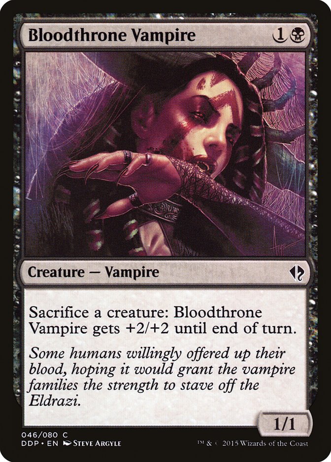 Bloodthrone Vampire [Duel Decks: Zendikar vs. Eldrazi] | Rock City Comics