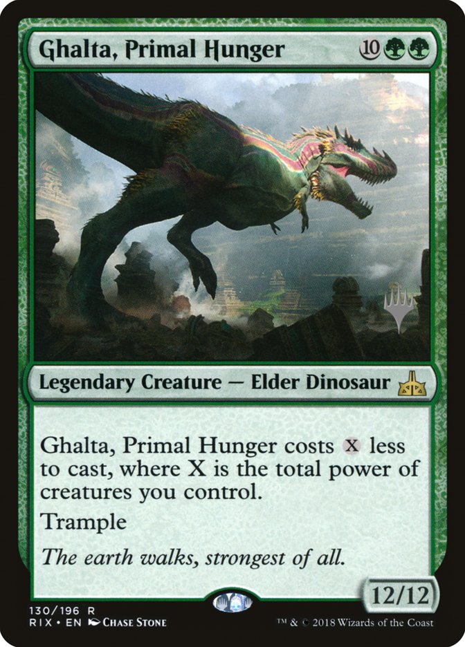 Ghalta, Primal Hunger (Promo Pack) [Rivals of Ixalan Promos] | Rock City Comics