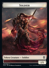 Treasure // Soldier Double-sided Token [Commander Legends: Battle for Baldur's Gate Tokens] | Rock City Comics