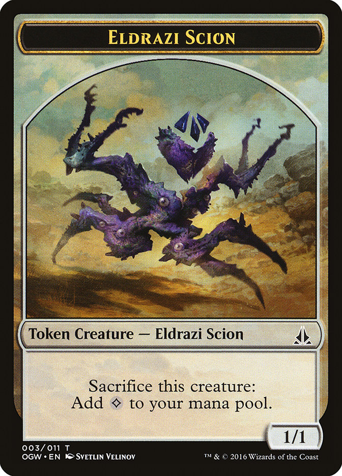 Eldrazi Scion (003/011) [Oath of the Gatewatch Tokens] | Rock City Comics