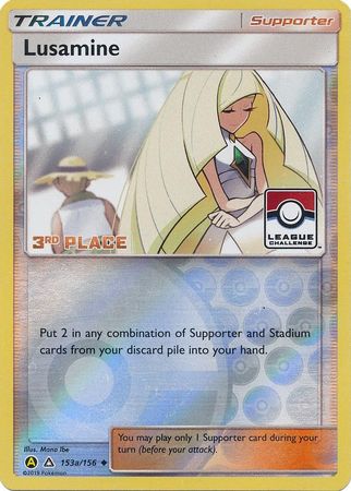 Lusamine (153a/156) (League Challenge Alt Art 3rd Place) [Sun & Moon: Ultra Prism] | Rock City Comics