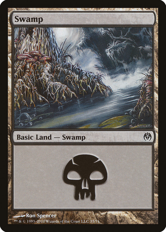 Swamp (35) [Duel Decks: Phyrexia vs. the Coalition] | Rock City Comics