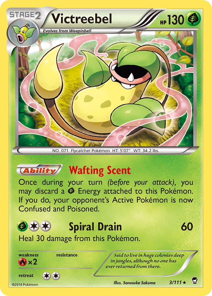 Victreebel (3/111) [XY: Furious Fists] | Rock City Comics